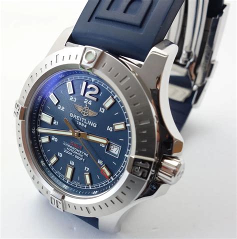 breitling herrenuhr armband blau|Breitling de uhrband.